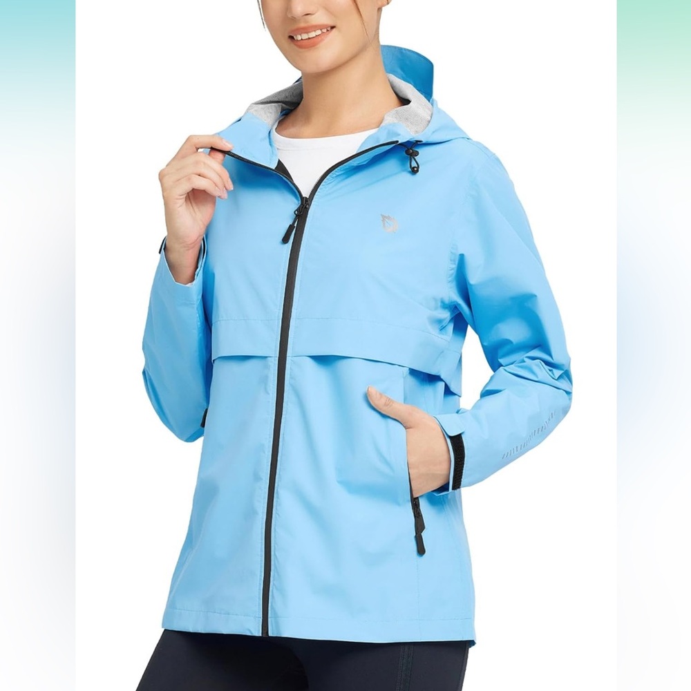 Women's Blue Trench Coat